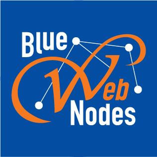 Blue Web Nodes Logo
